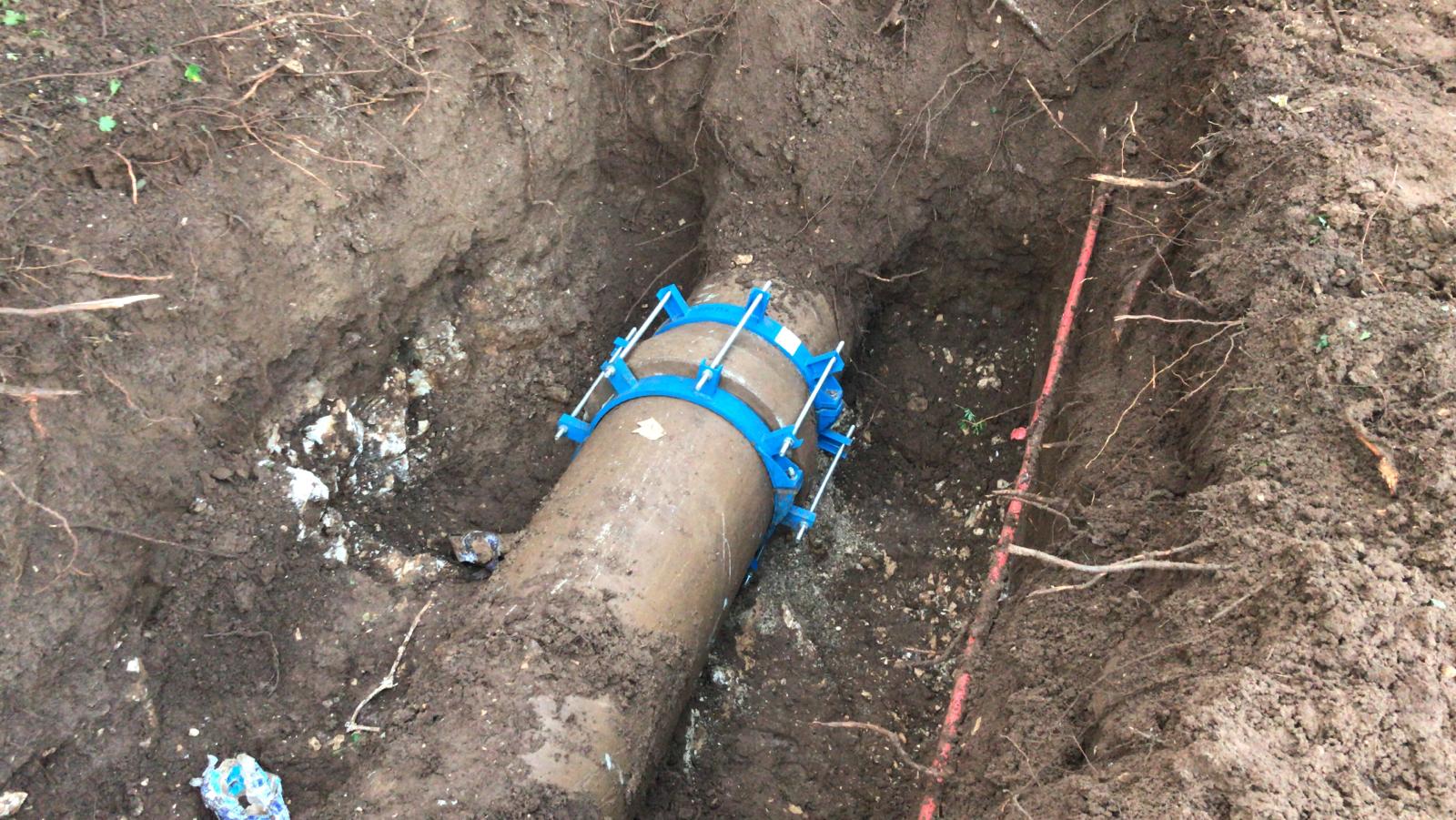 Intervento tecnico sulla condotta idrica della rete di adduzione Liri-Verrecchie