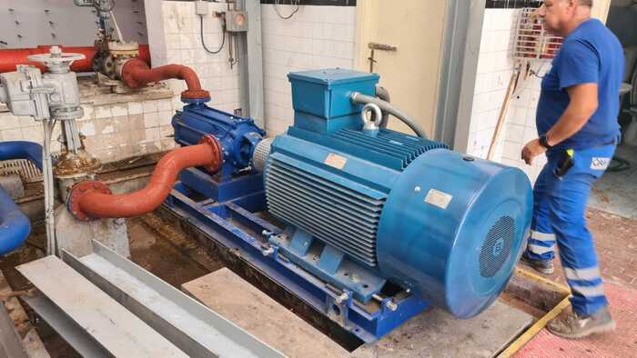 Fermo tecnico centrale di sollevamento di Rio Pago (Celano).